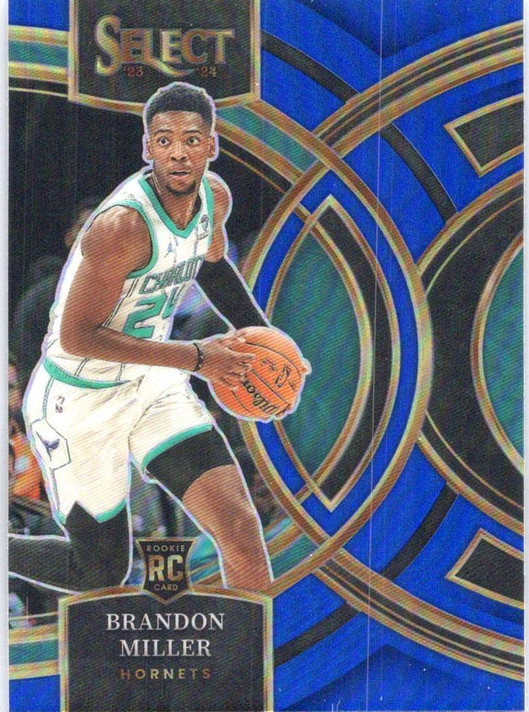 2023 Panini Select Basketball Blue Brandon Miller #130 PSA 9
