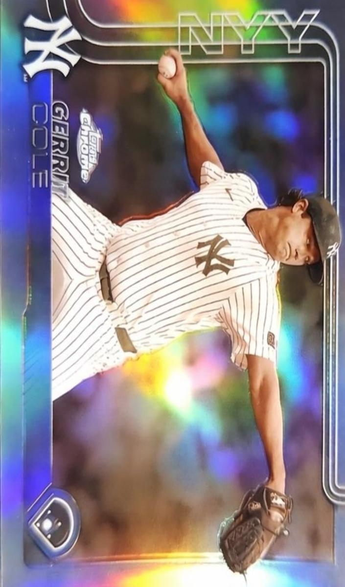 2025 Topps Chrome Baseball Sepia Refractor Gerrit Cole #110