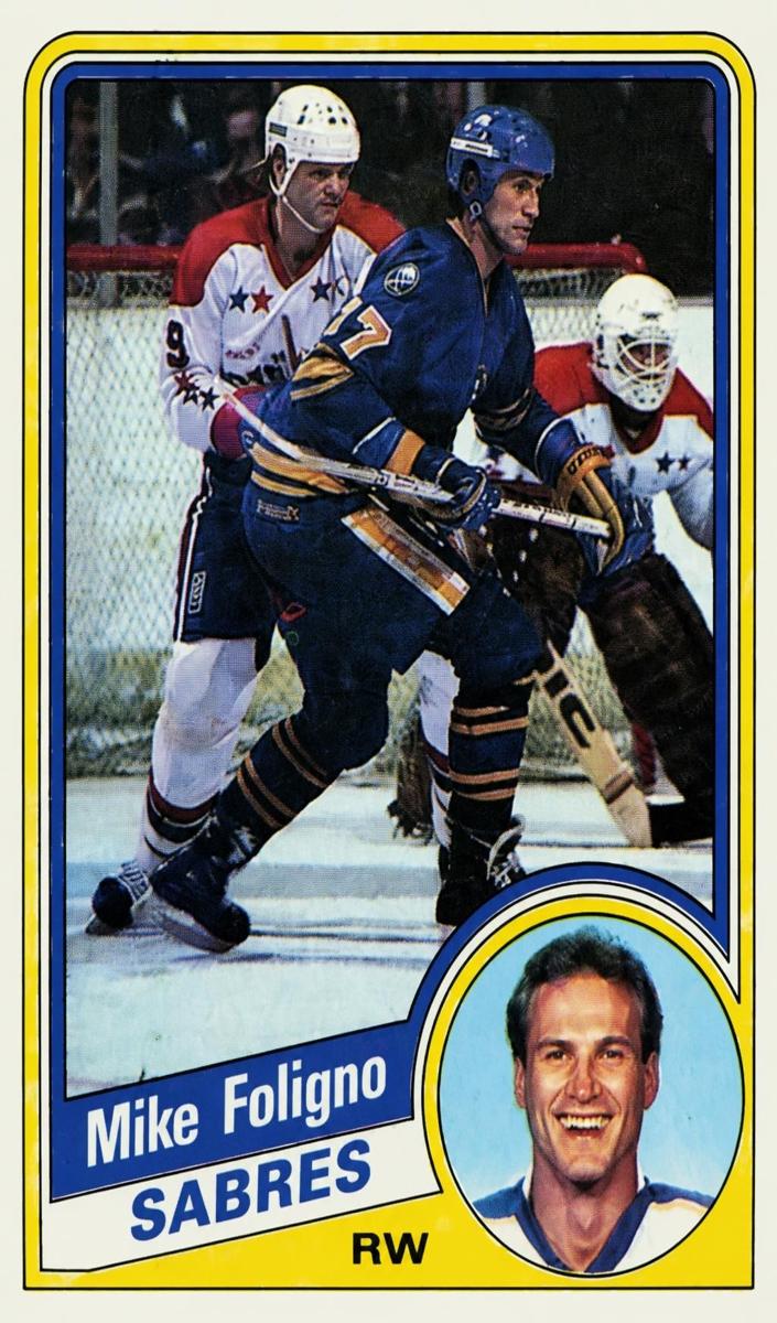 1984 Topps Hockey Mike Foligno #16