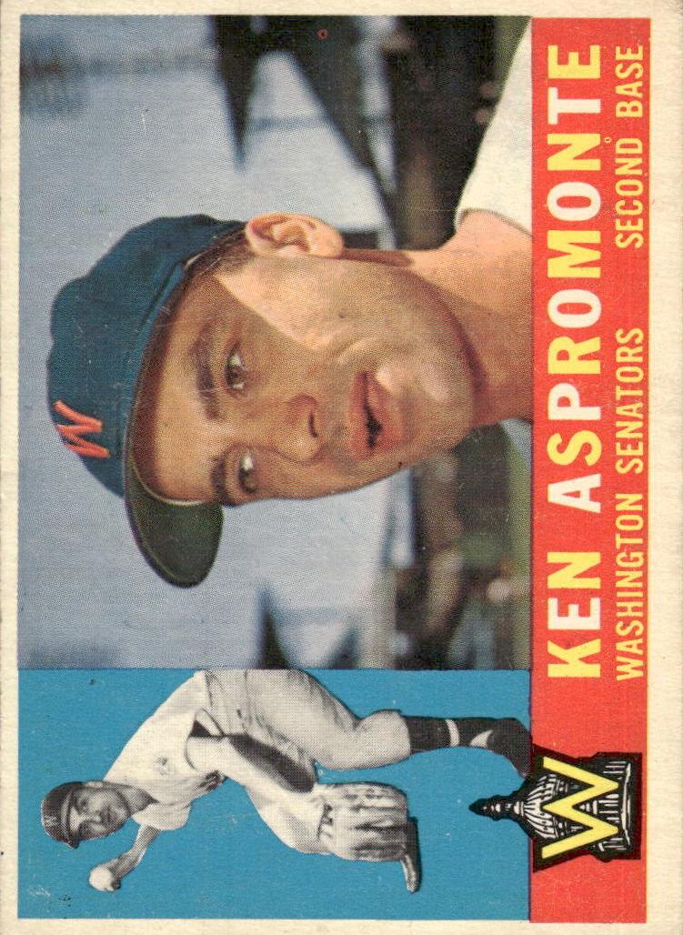 1960 Topps Baseball Ken Aspromonte #114