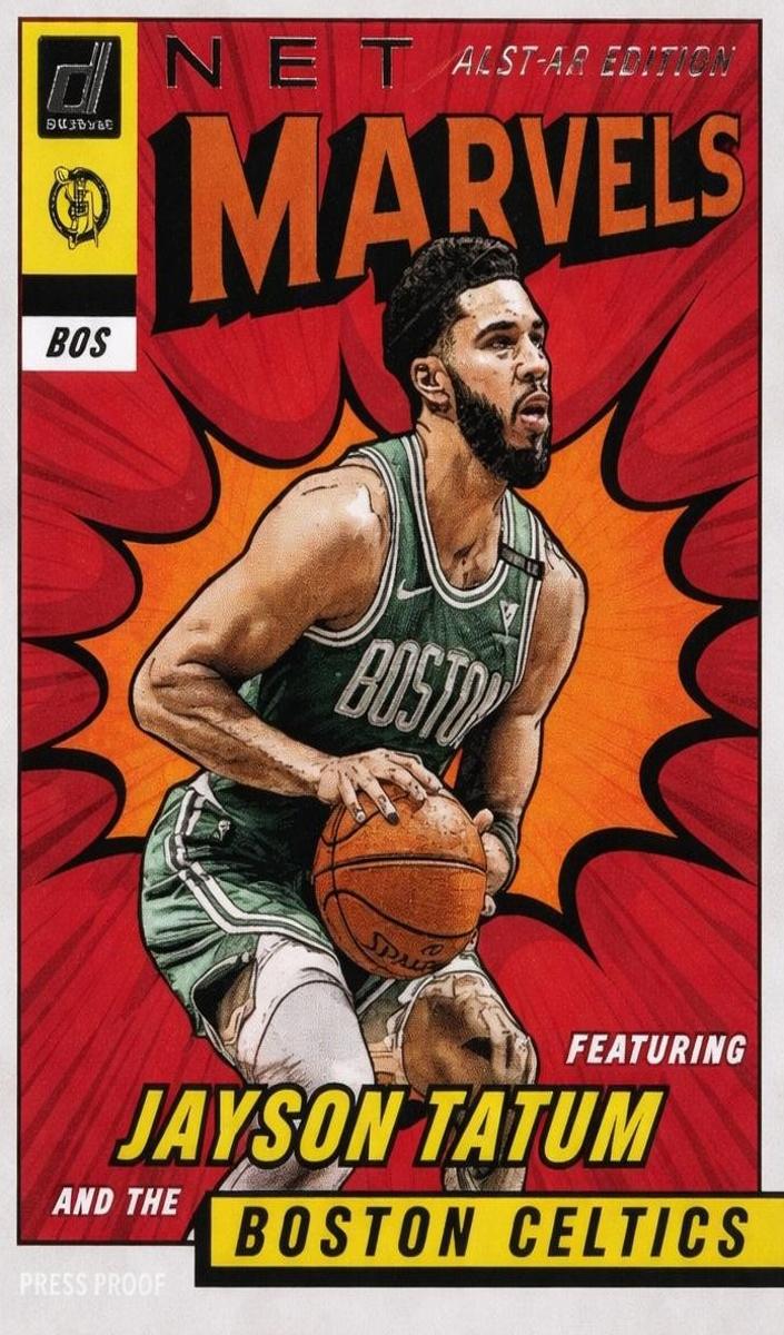 2021 Panini Donruss Basketball Press Proof Jayson Tatum #19 PSA 9