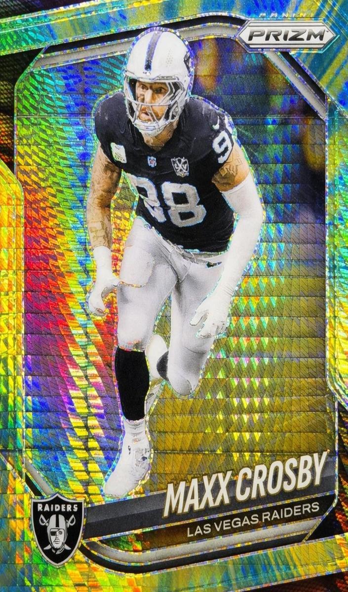 2025 Panini Prizm Football Hyper Maxx Crosby #195