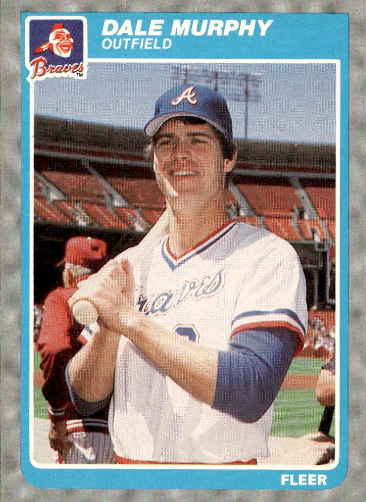 1985 Fleer Baseball Dale Murphy #335