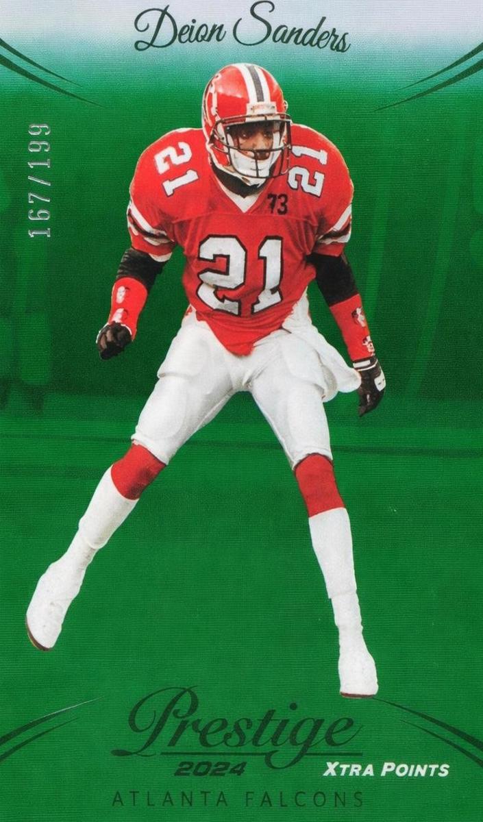 2024 Panini Prestige Football Green Premium Xtra Points Deion Sanders #19