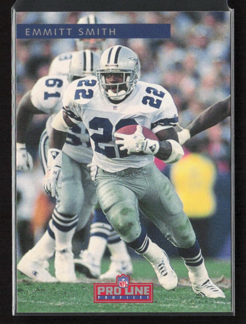 1993 Pro Line Profiles Football Emmitt Smith #586