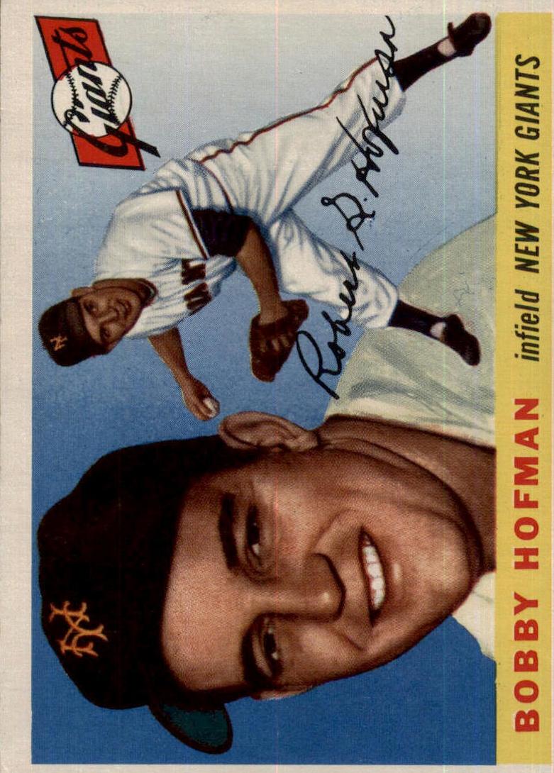 1955 Topps Baseball Bobby Hofman #17