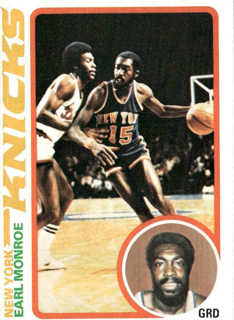 1978 Topps Basketball Earl Monroe #45 PSA 8