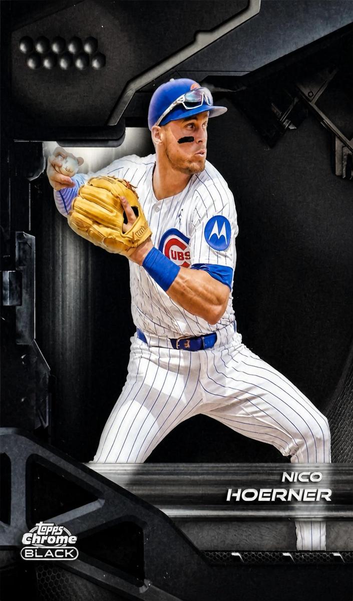 2026 Topps Chrome Black Baseball Nico Hoerner #175