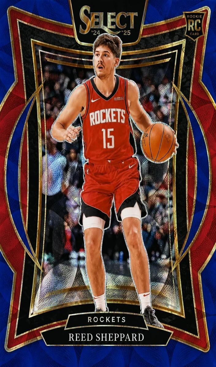 2024 Panini Select Basketball Blue Scope Reed Sheppard #68
