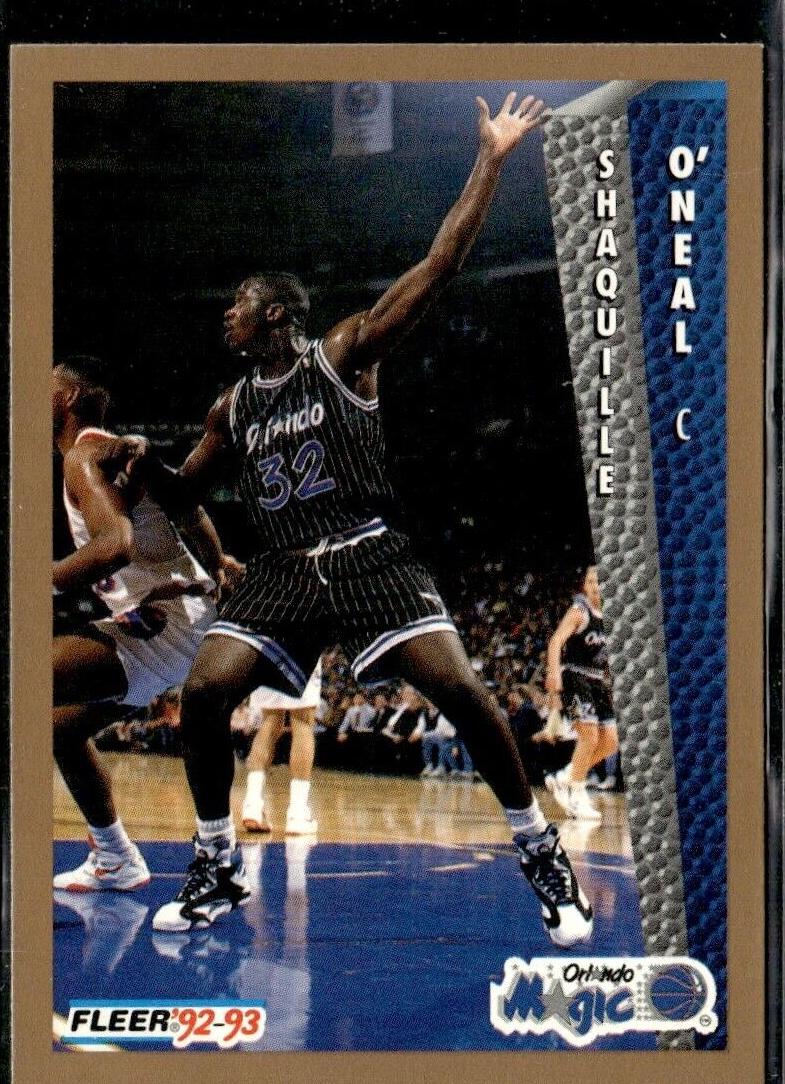 1992 Fleer Basketball Shaquille O'Neal #37