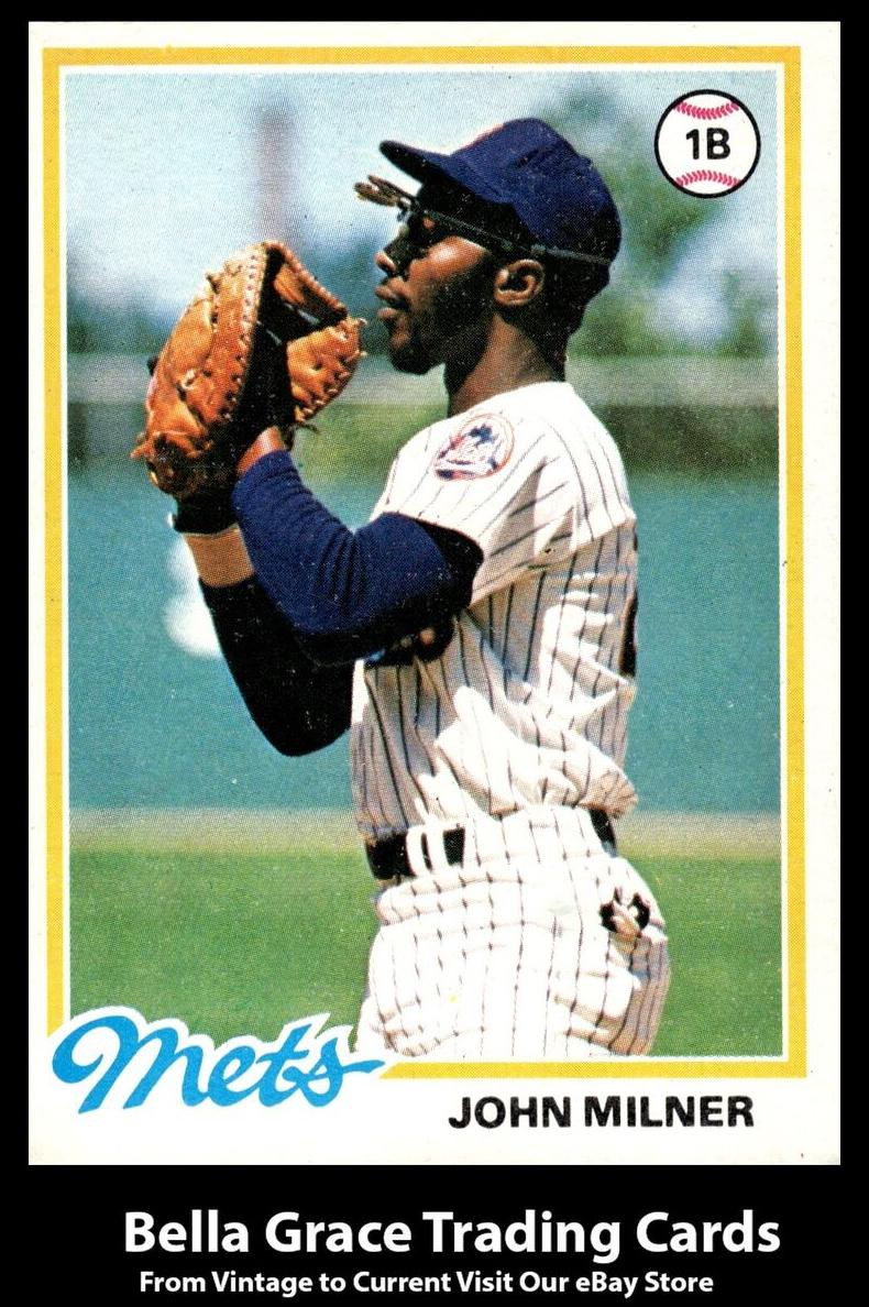 1978 Topps Baseball John Milner #304 PSA 9