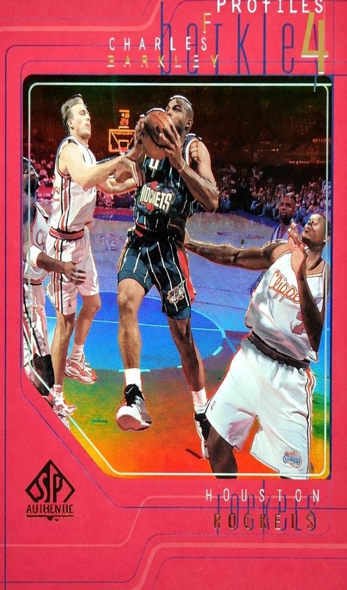 1997 SP Authentic Basketball Charles Barkley #P7 PSA 8
