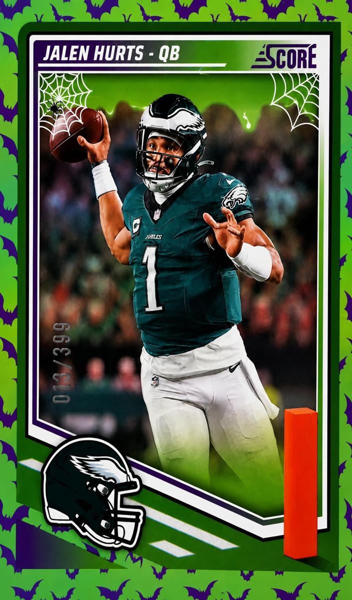 2025 Panini Score Football Bats Jalen Hurts #84