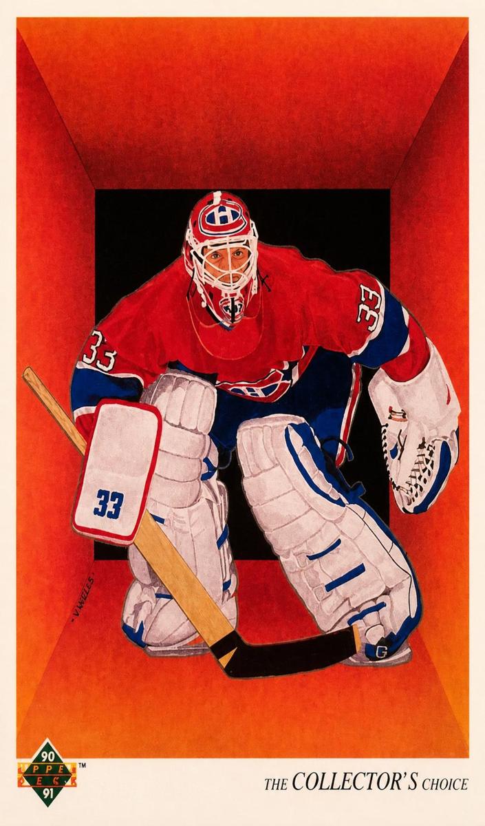 1990 Upper Deck Hockey Patrick Roy #317