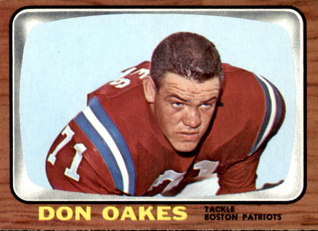 1966 Topps Football Don Oakes #11 PSA 8