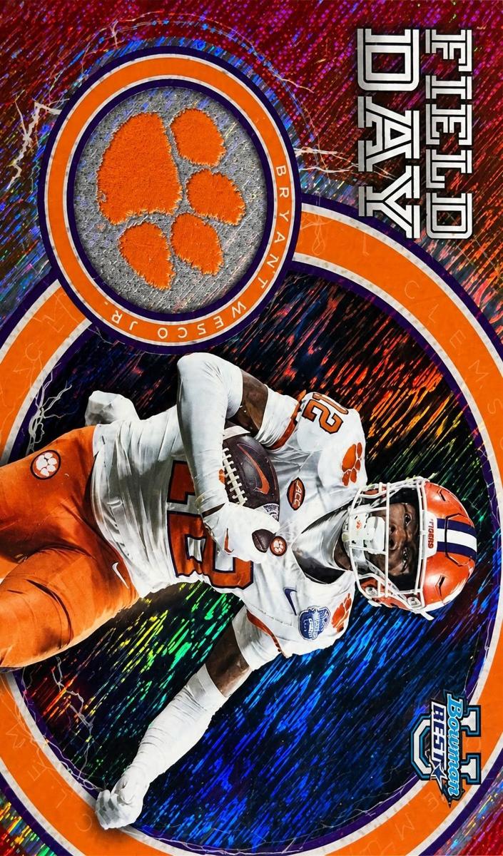 2025 Bowman Best University Football Shimmer Refractor Bryant Wesco Jr. #FD-19