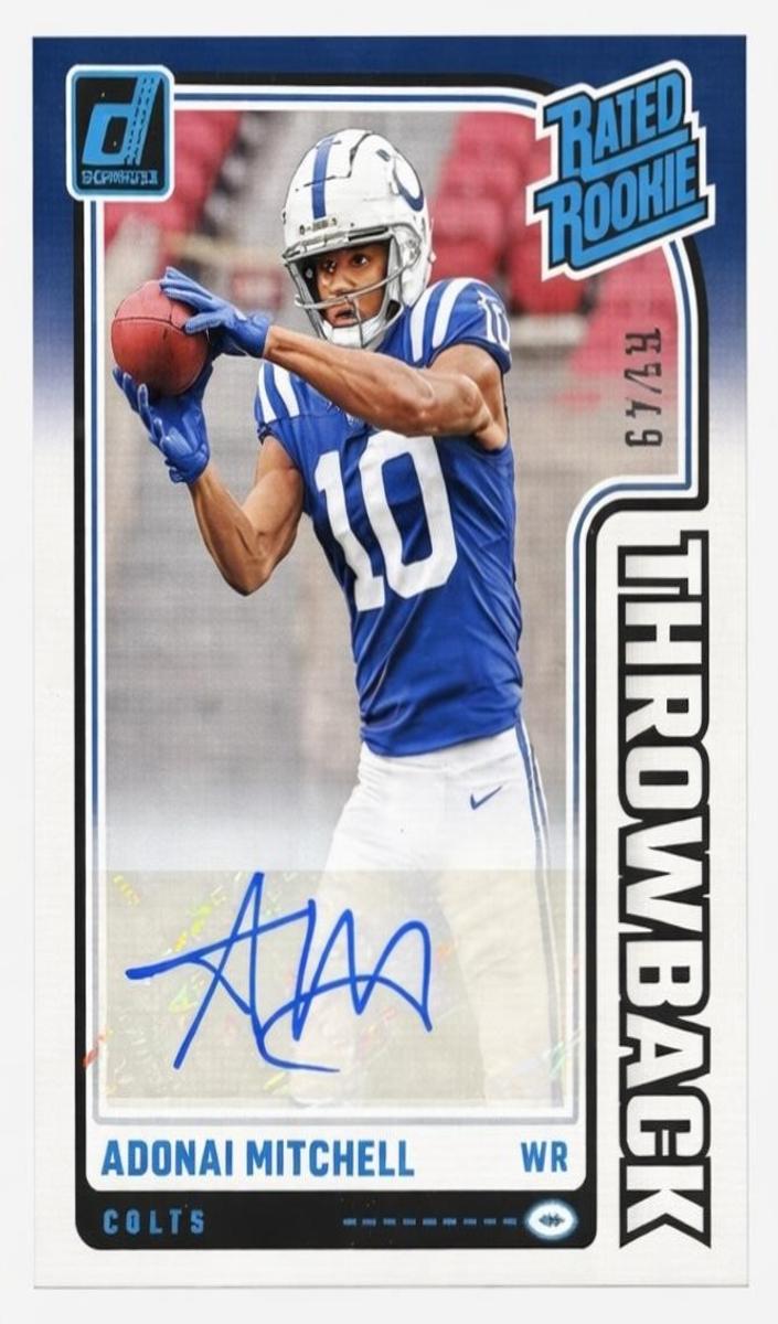 2024 Panini Donruss Football Adonai Mitchell #343