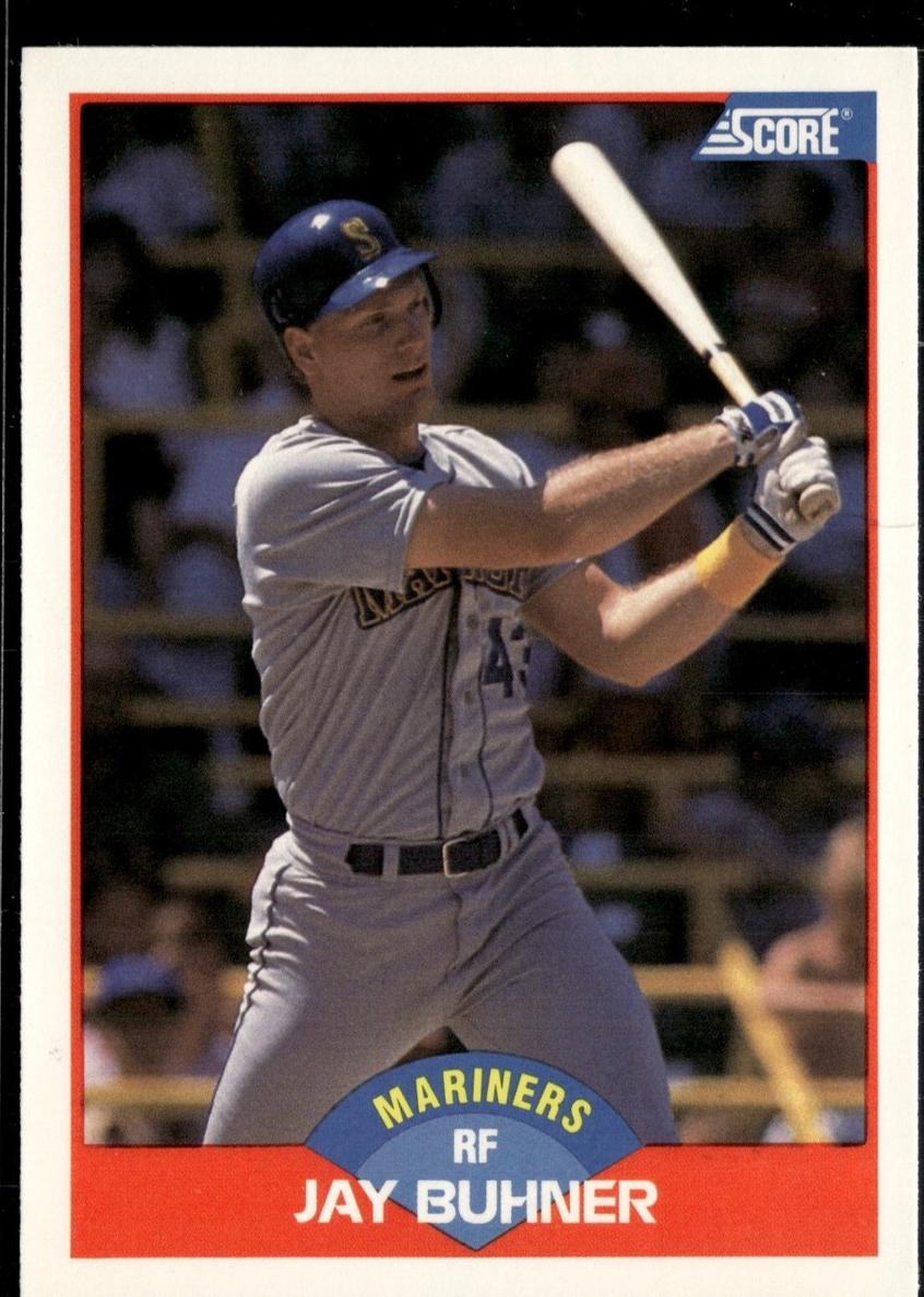 1989 Score Baseball Jay Buhner #530