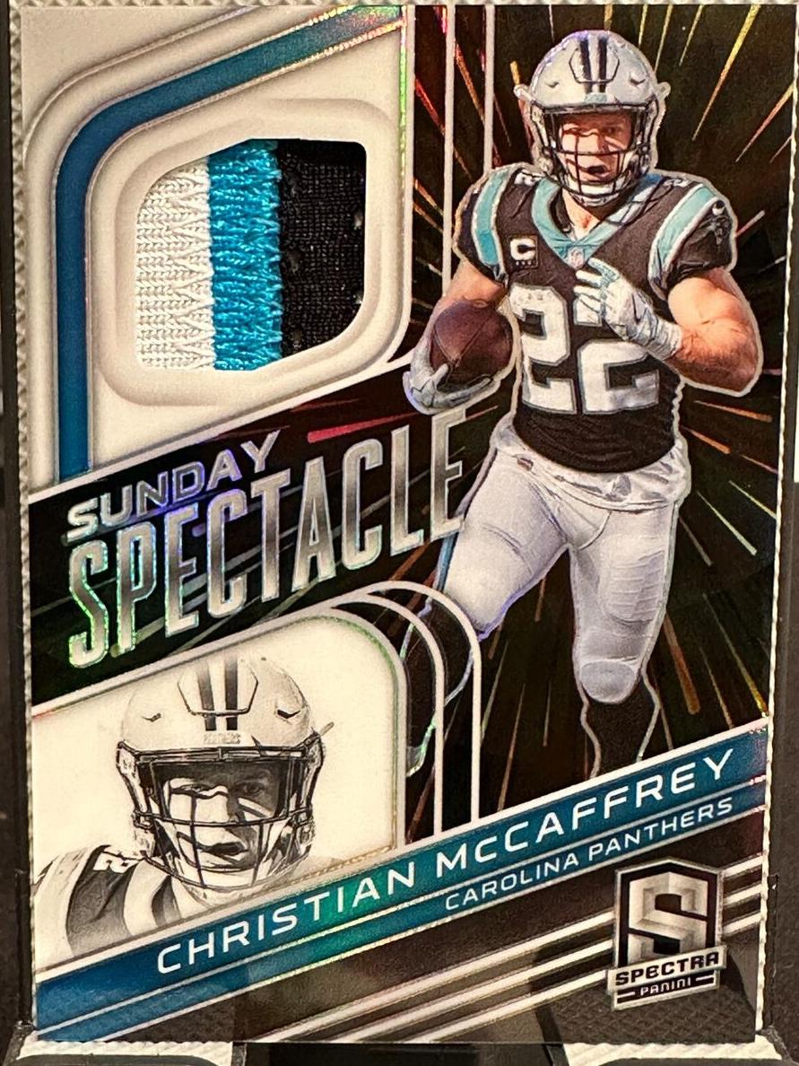 2022 Panini Spectra Football Hyper Christian McCaffrey #SS-CMC