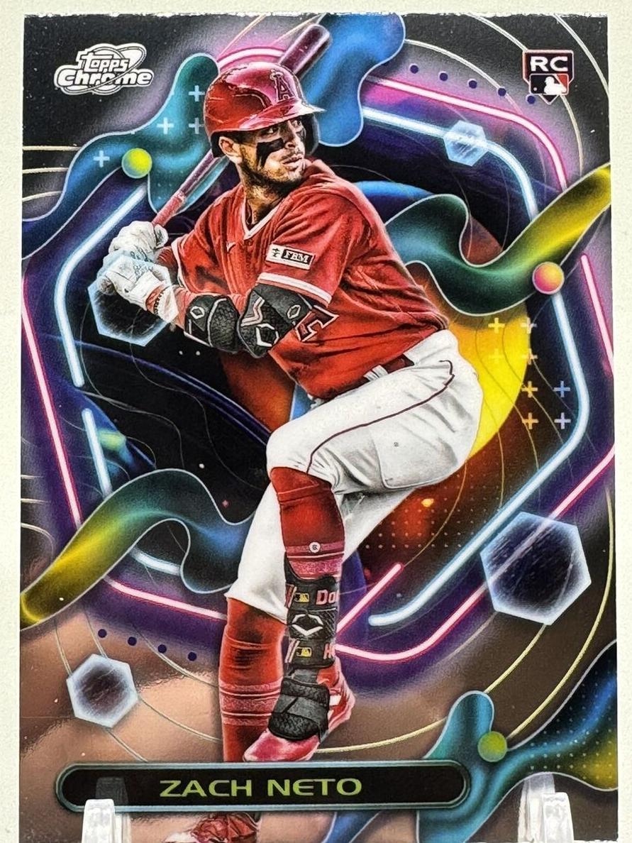 2023 Topps Cosmic Chrome Baseball Zach Neto #161 PSA 9