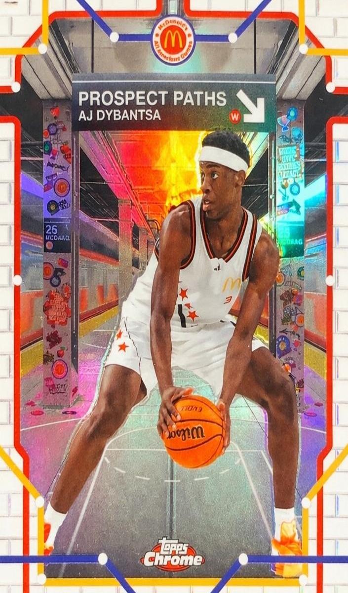 2025 Topps Chrome McDonald's All American Basketball Refractor AJ Dybantsa #PP-7