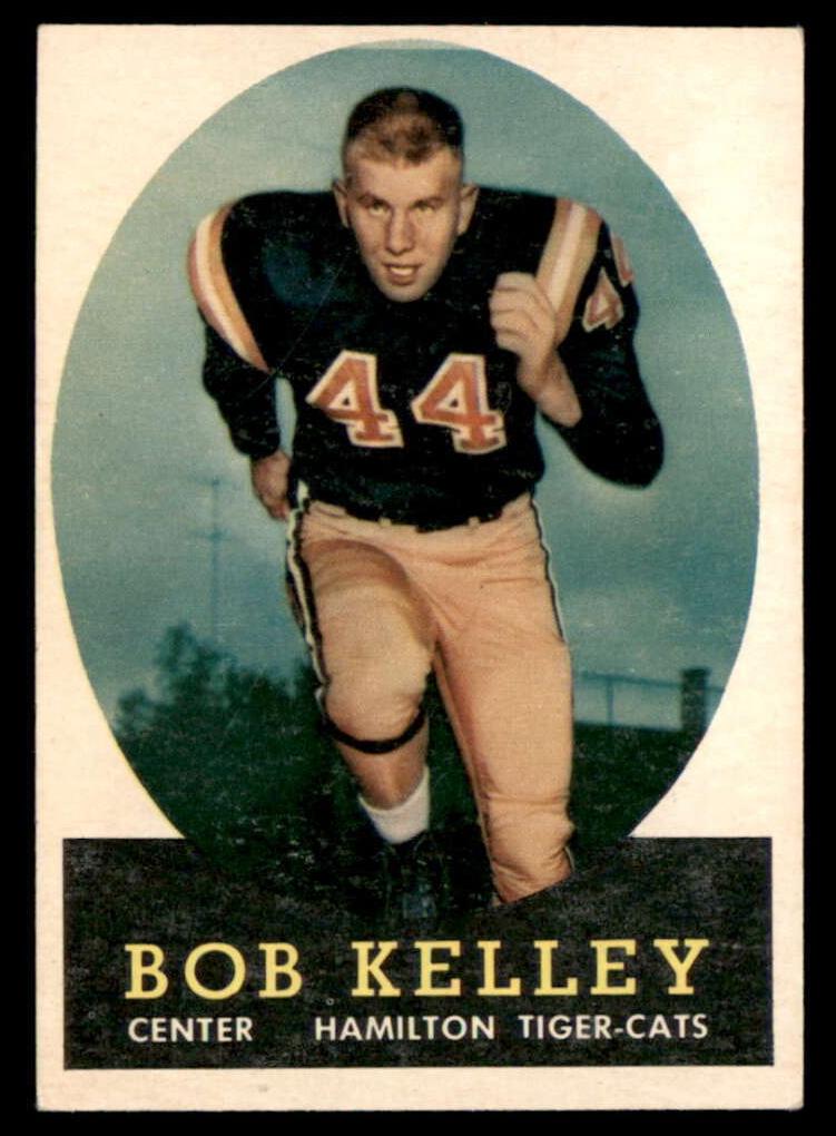 1958 Topps CFL Football Bob Kelley #30