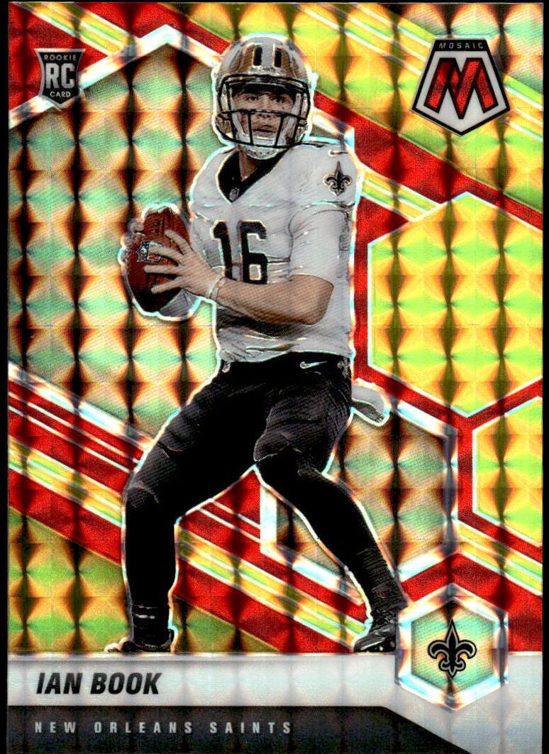 2021 Panini Mosaic Football Choice Fusion Red and Yellow Ian Book #327