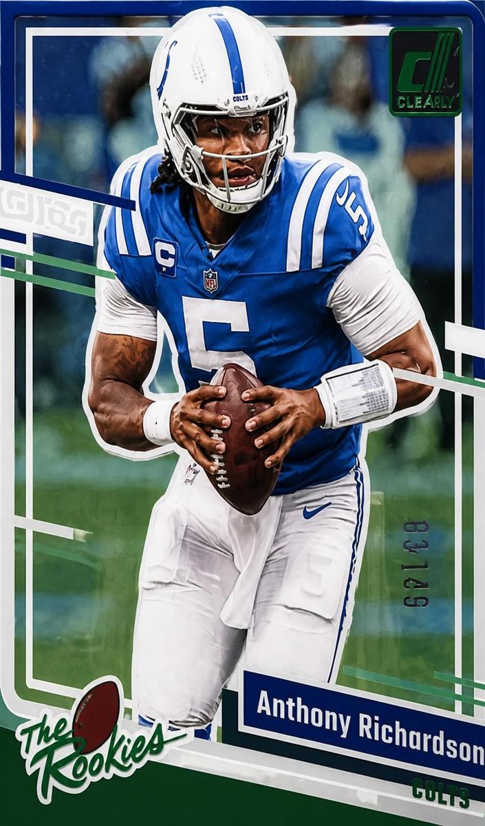 2023 Panini Clearly Donruss Football Green Anthony Richardson #1