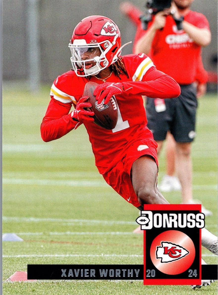 2024 Panini Donruss Football Xavier Worthy #34