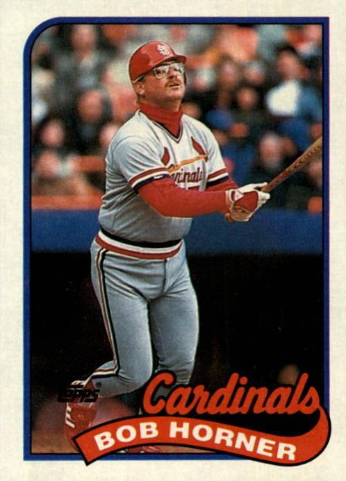1989 Topps Baseball Bob Horner #510