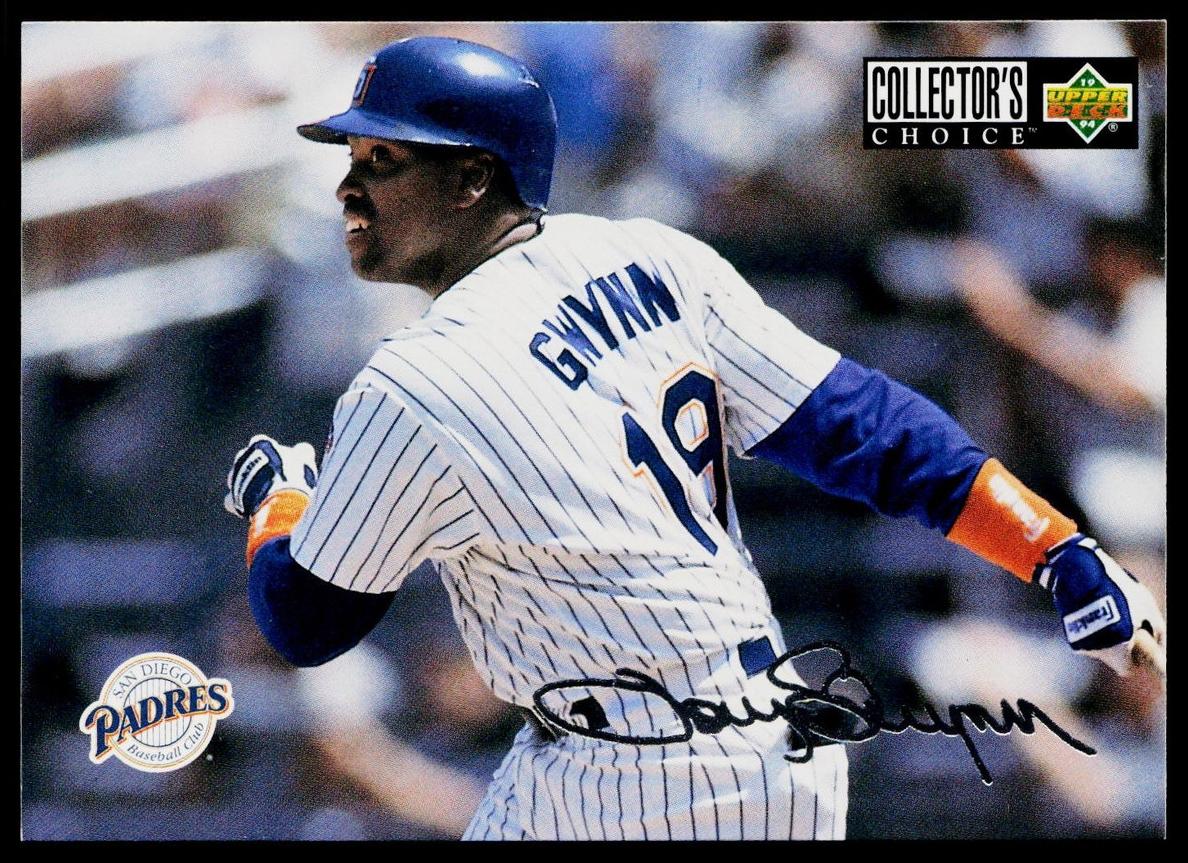 1994 Upper Deck Collector's Choice Baseball Silver Signature Tony Gwynn #344 PSA 8