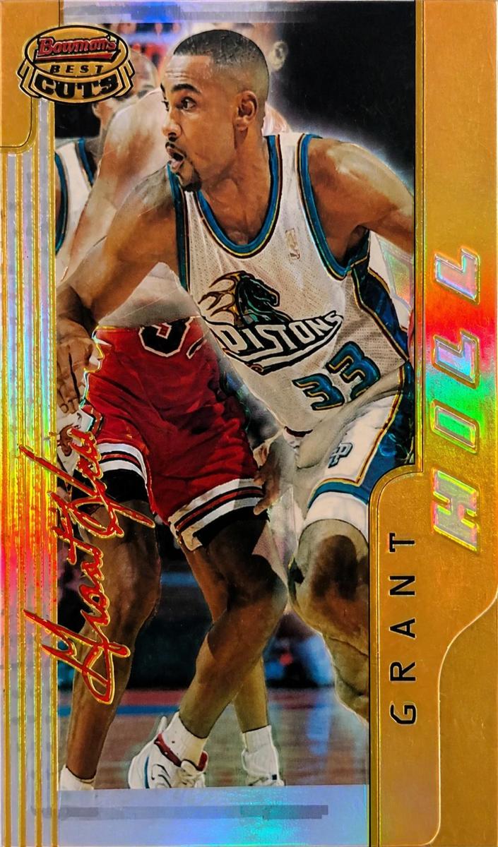 1996 Bowman's Best Basketball Refractor Grant Hill #BC16