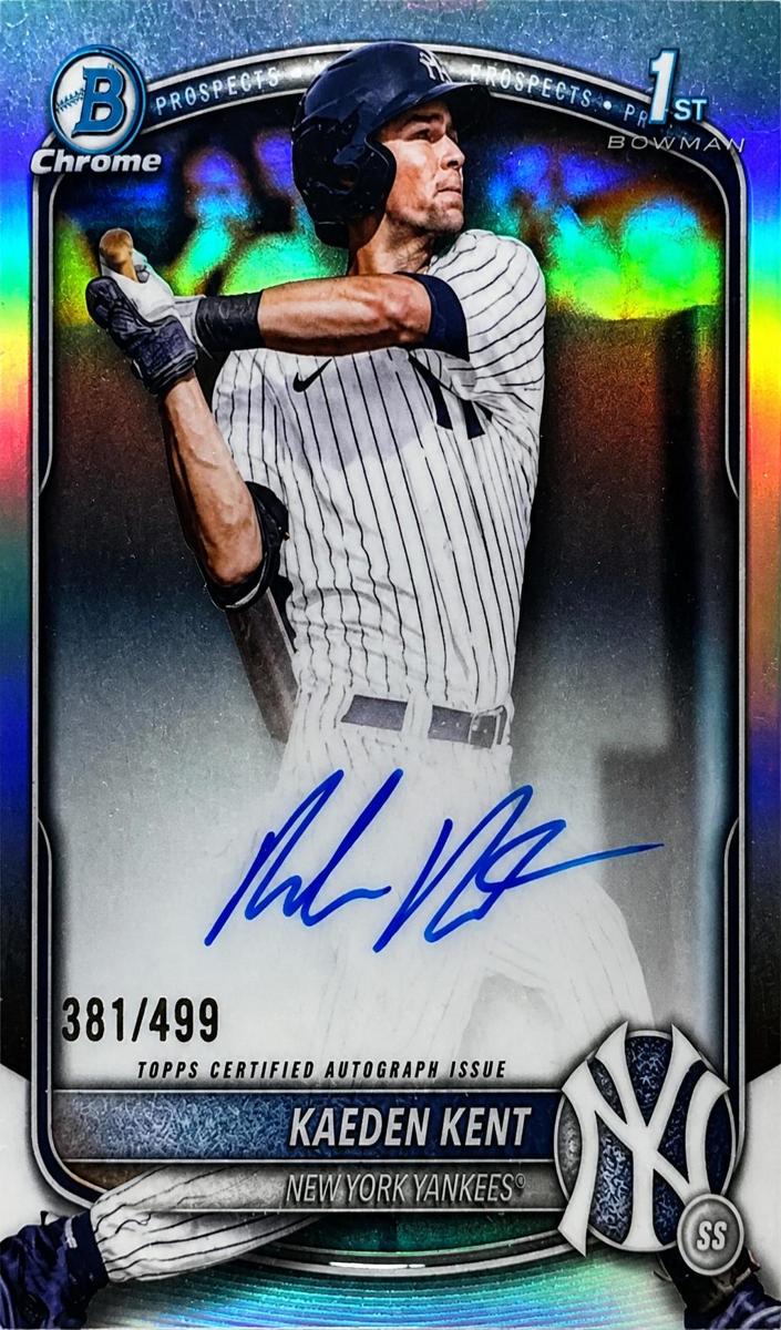 2025 Bowman Draft Chrome Baseball Refractor Kaeden Kent #CPA-KKE