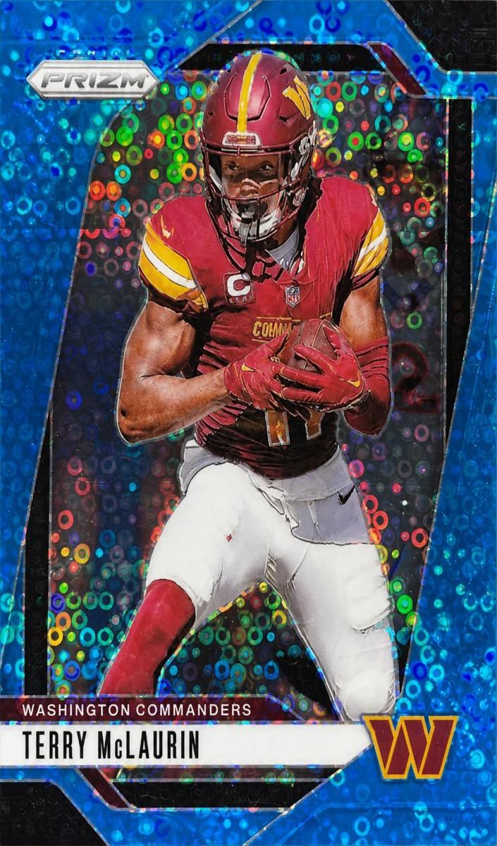 2024 Panini Prizm Football No Huddle Blue Terry McLaurin #289