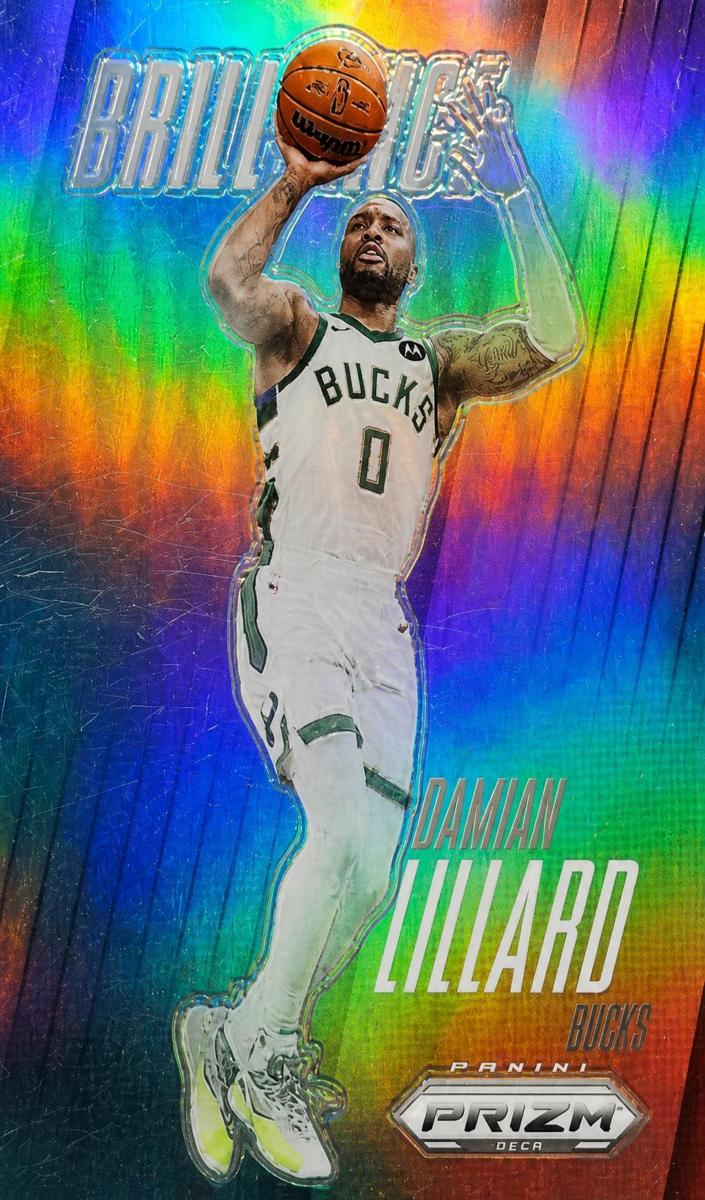 2024 Panini Prizm Deca Basketball Silver Damian Lillard #5