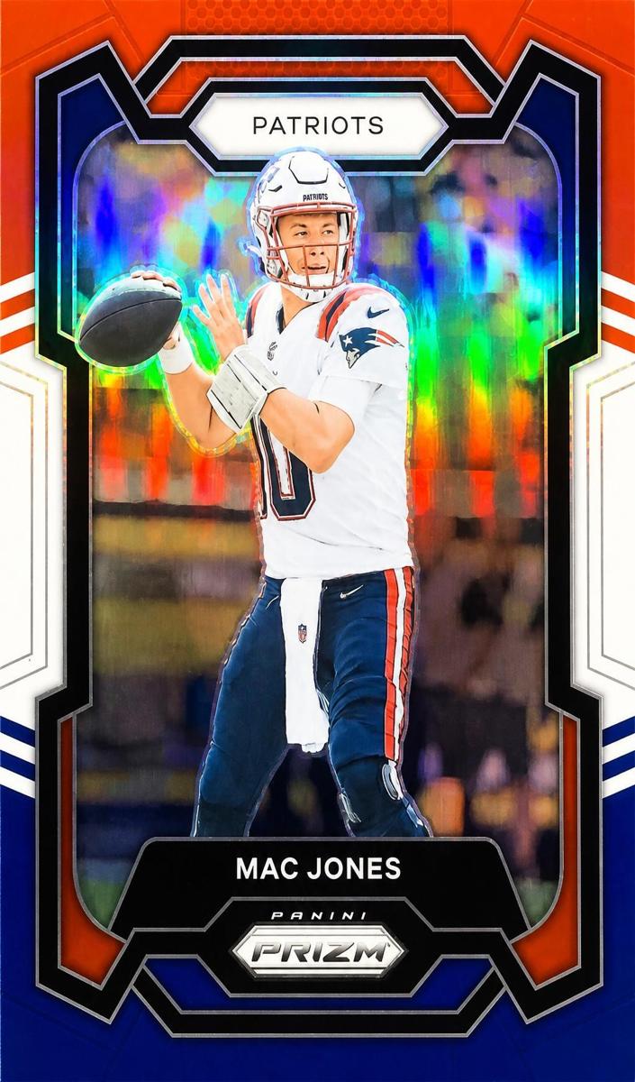 2023 Panini Prizm Football Red White Blue Mac Jones #206