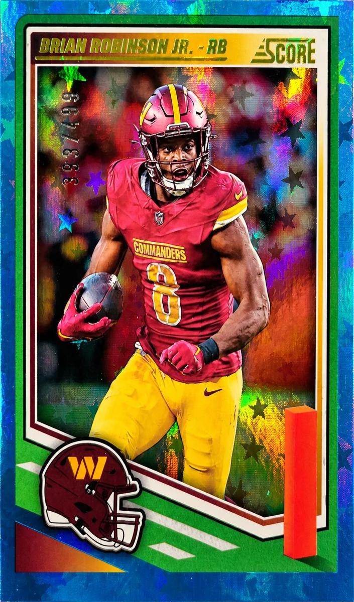 2025 Panini Score Football Stars Brian Robinson Jr. #176