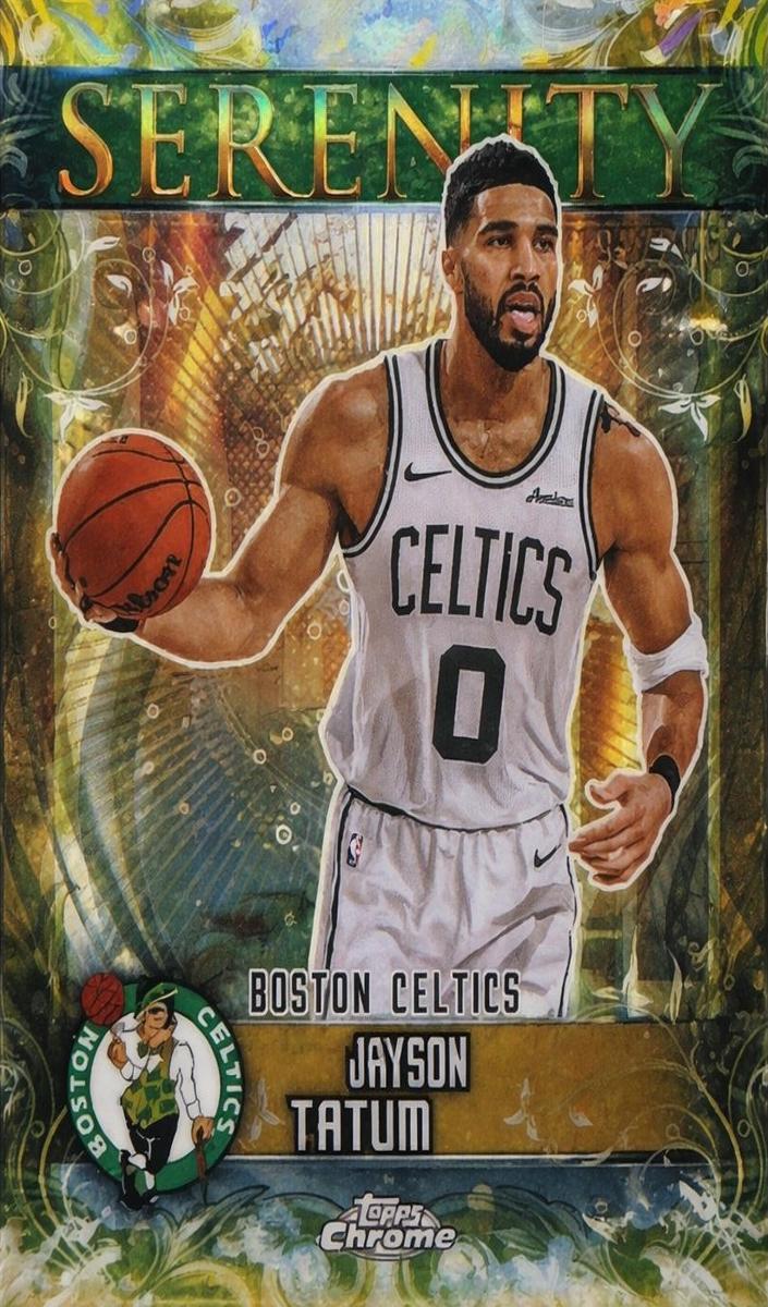 2025 Topps Chrome Basketball Yellow Refractor Jayson Tatum #SY-7