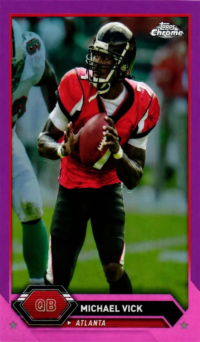 2023 Topps Composite Football Pink Refractor Michael Vick #50