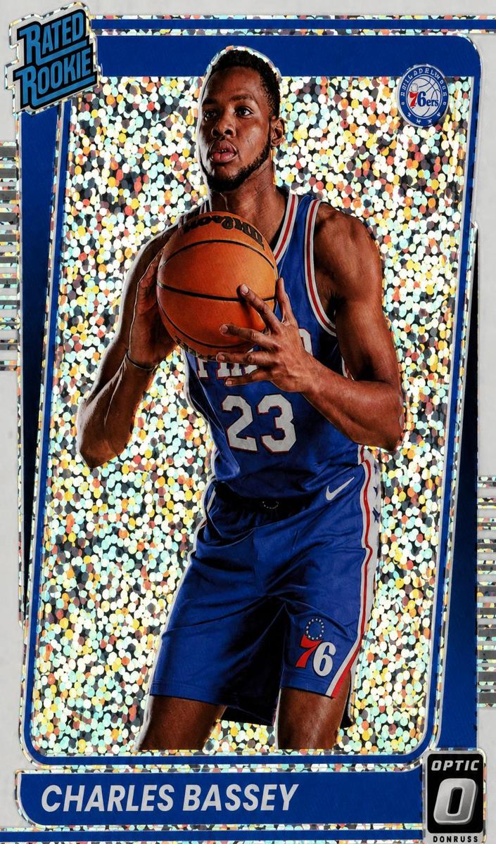 2021 Donruss Optic Basketball White Sparkle Charles Bassey #163 PSA 10