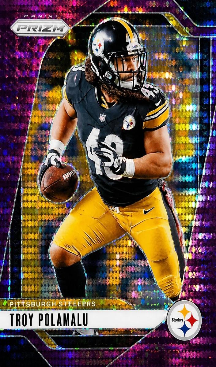 2024 Panini Prizm Football Purple Troy Polamalu #248