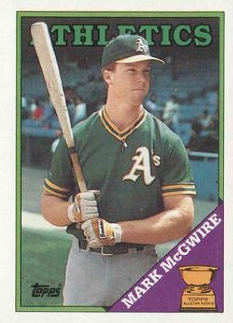1988 Topps Baseball Mark McGwire #580