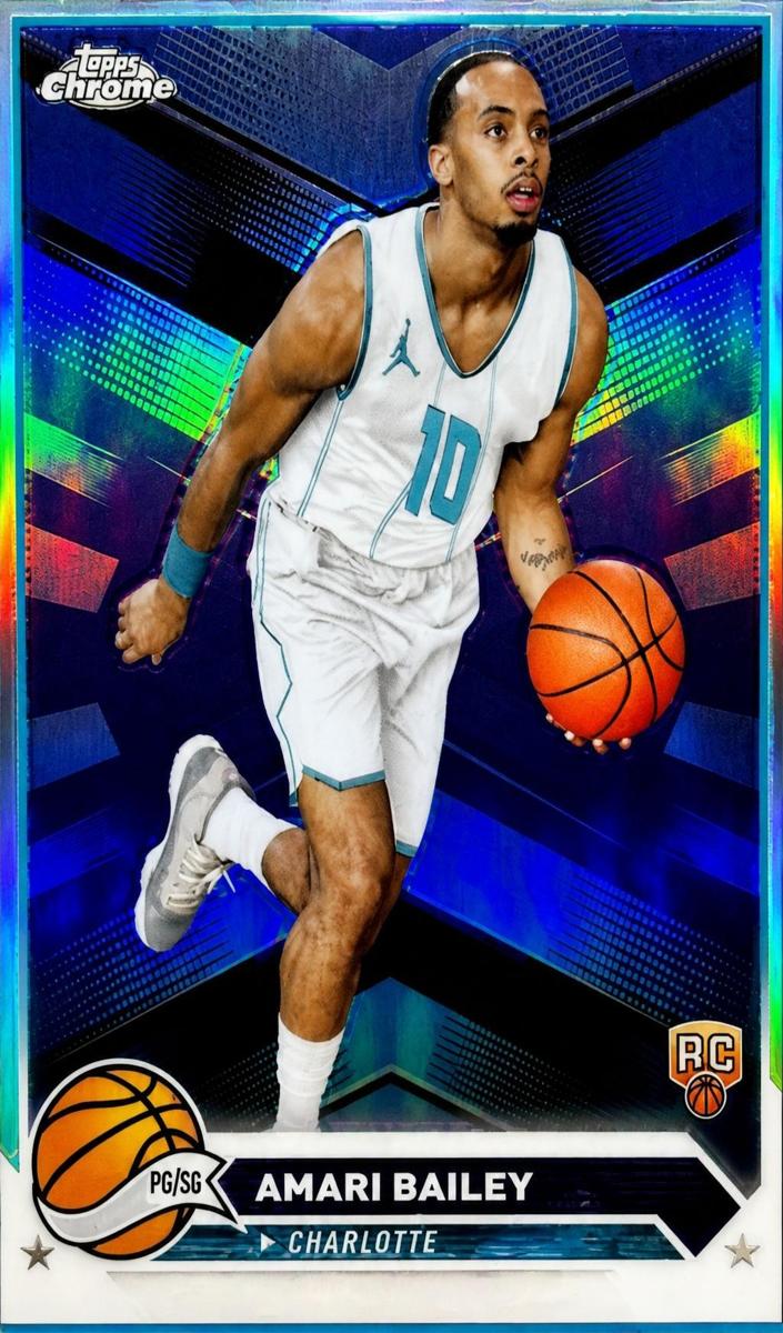 2023 Topps Chrome Basketball Refractor Amari Bailey #172