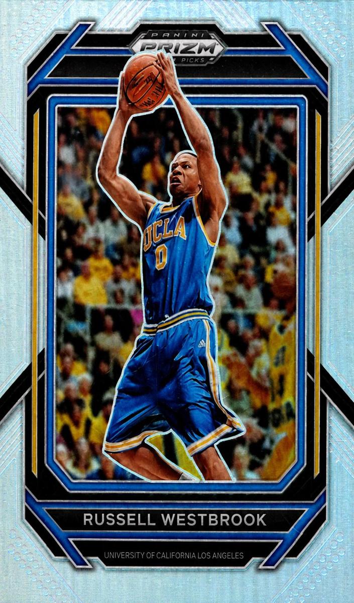 2023 Panini Prizm Draft Picks Basketball Silver Russell Westbrook #55