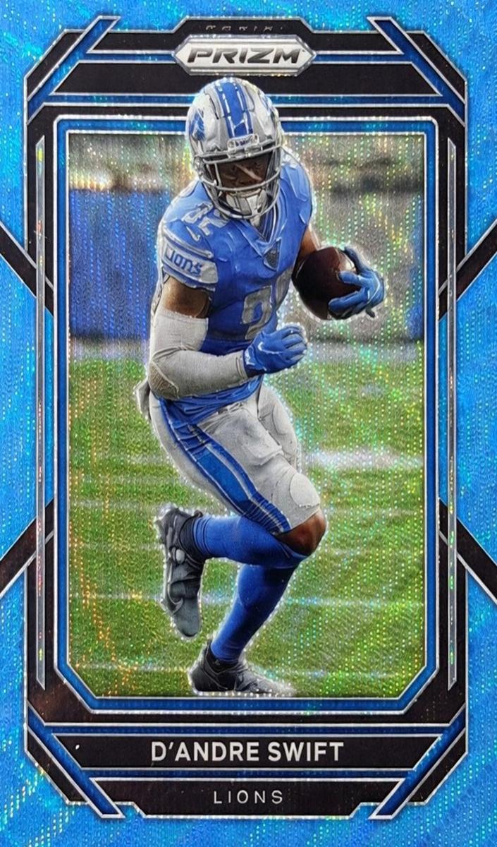 2022 Panini Prizm Football Blue Wave D'Andre Swift #96
