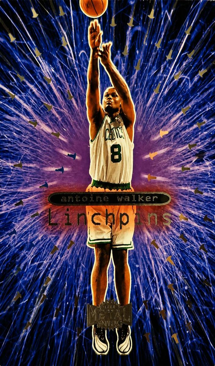 1998 Metal Universe Basketball Antoine Walker #7LP PSA 8