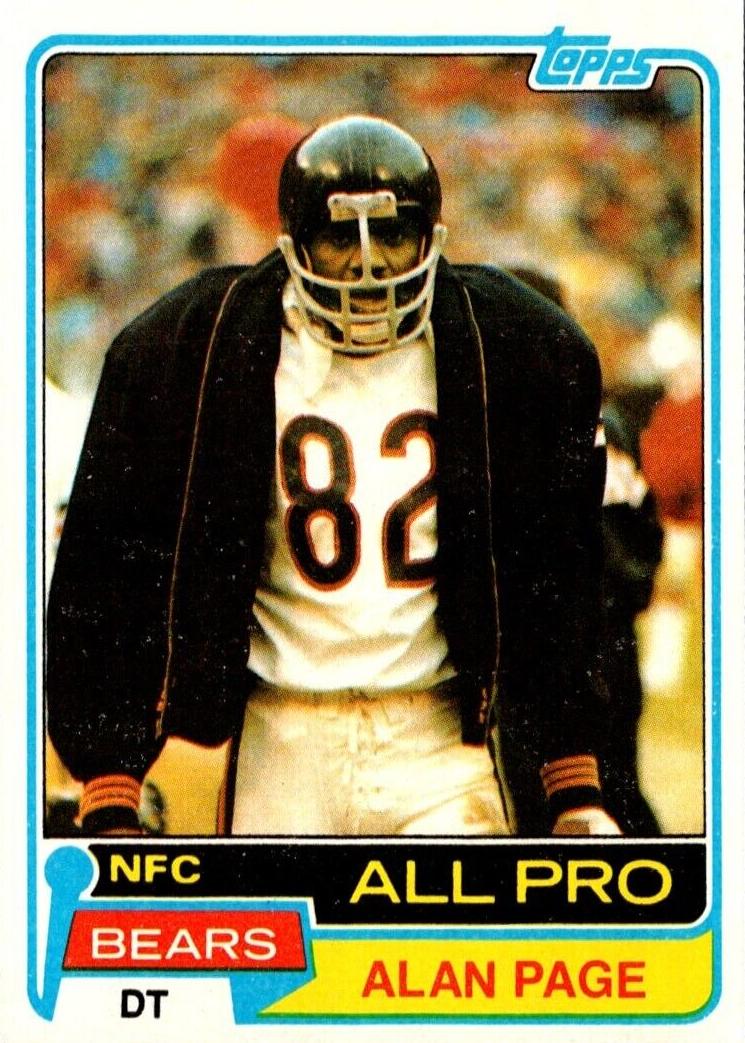 1981 Topps Football Alan Page #160