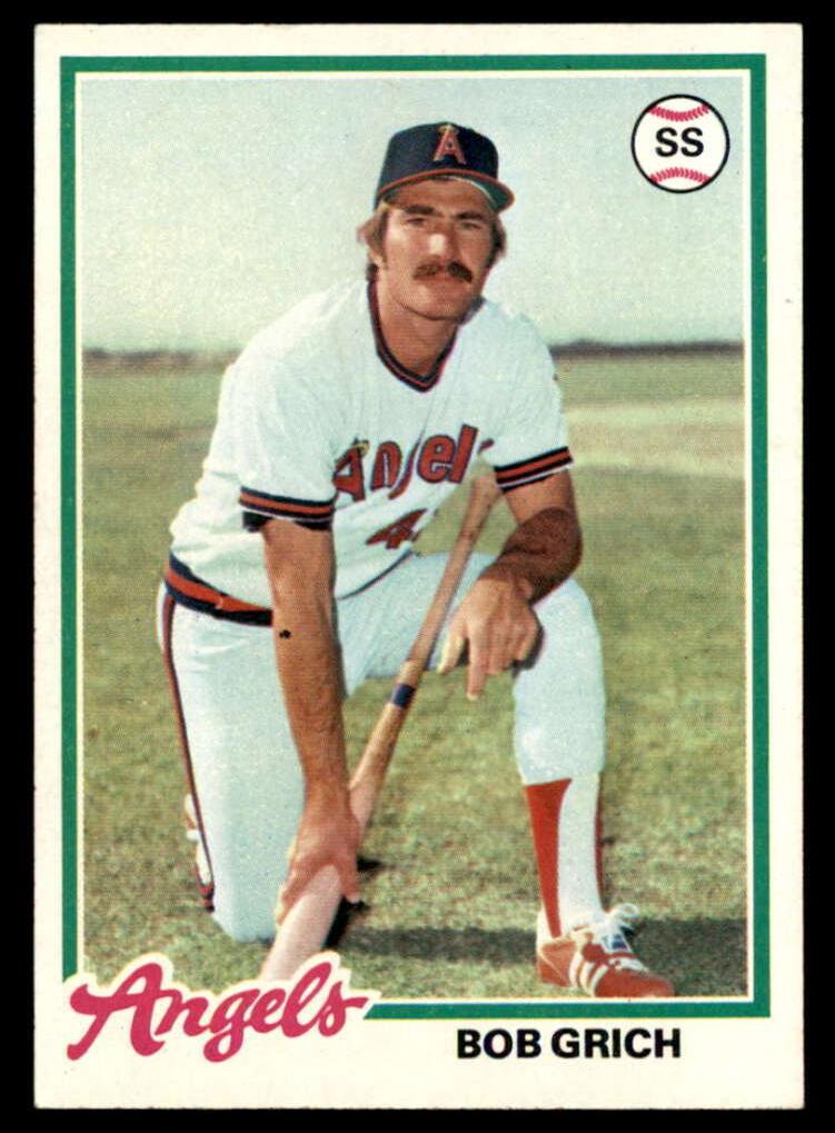 1978 Topps Baseball Bob Grich #18 PSA 9