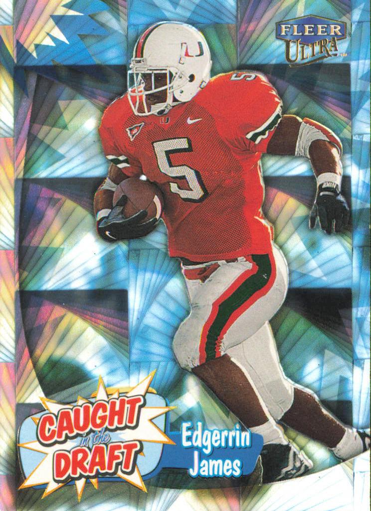 1999 Fleer Ultra Football Edgerrin James #10CD PSA 7.5