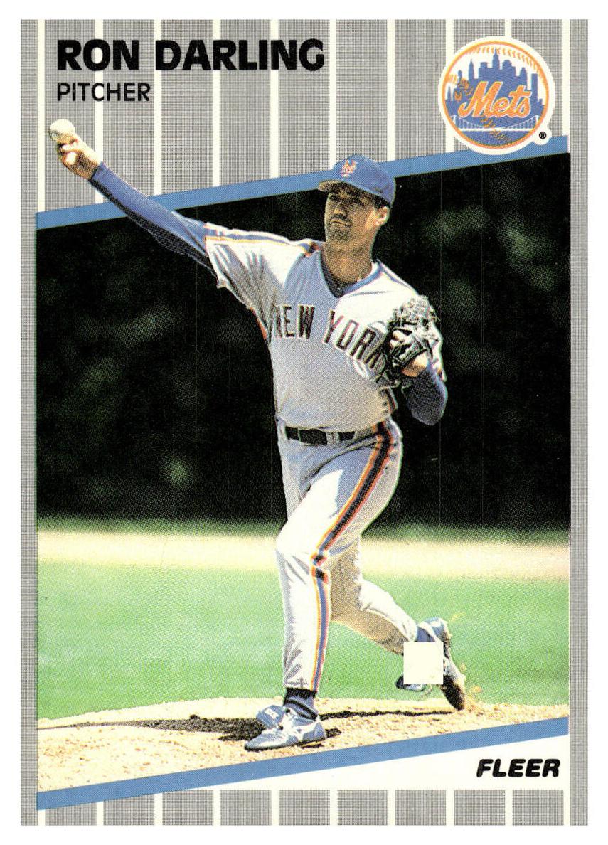 1989 Fleer Baseball Ron Darling #32 PSA 8